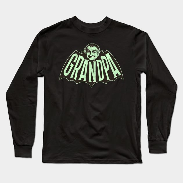 Grandpa Munster Long Sleeve T-Shirt by darklordpug